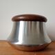 sugar bowl Remy Letang stainless steel and exotic wood