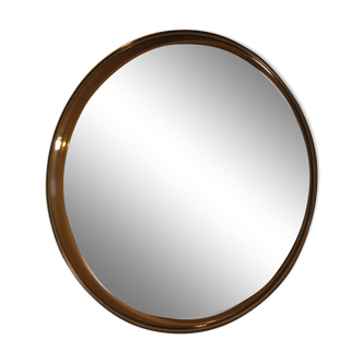 Miroir rond 40 cm plexiglas 1970