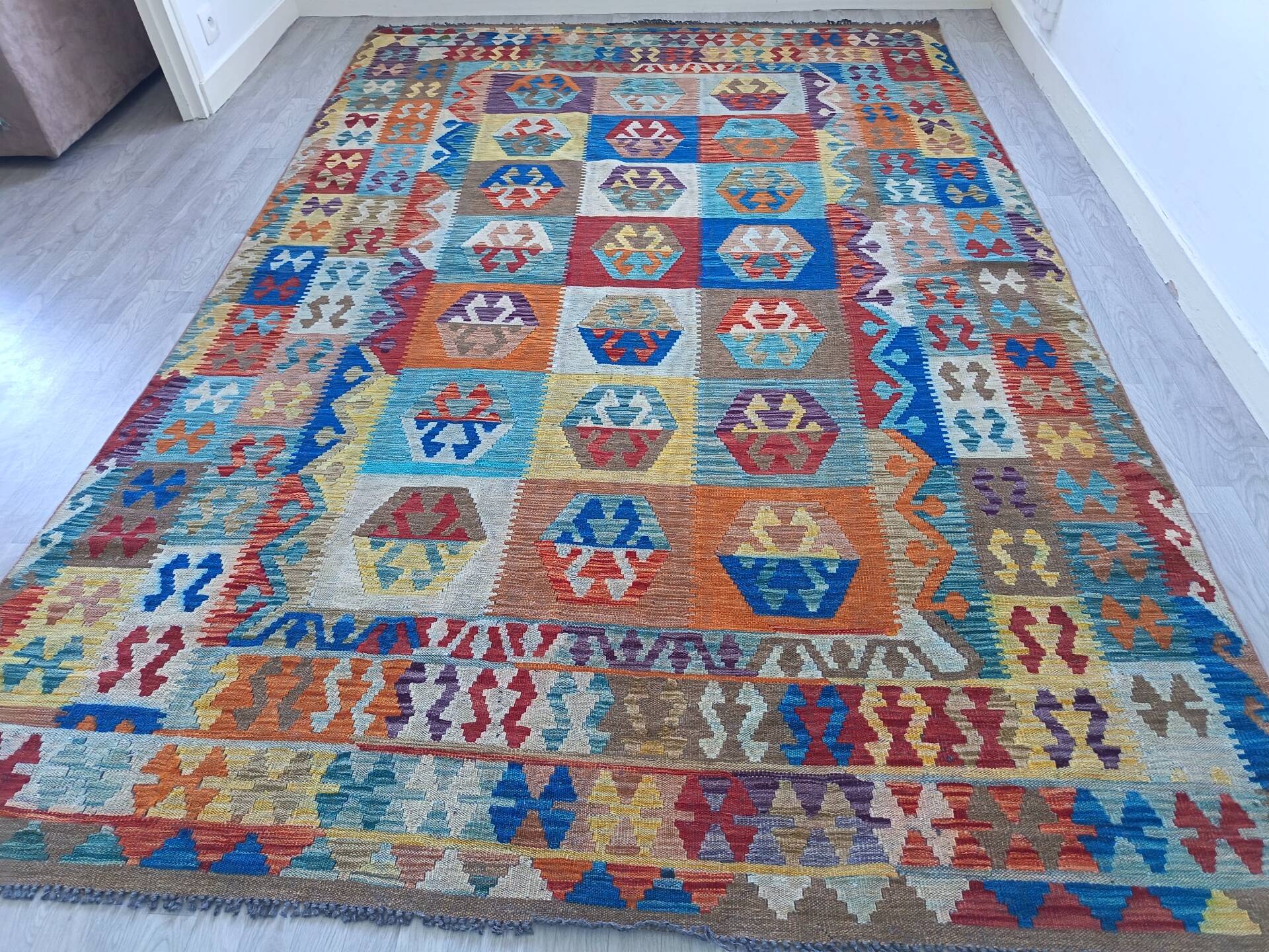 Kilim Afgan fait main