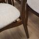 Set of six walnut chairs, Danish design, 60s, production: Denmark