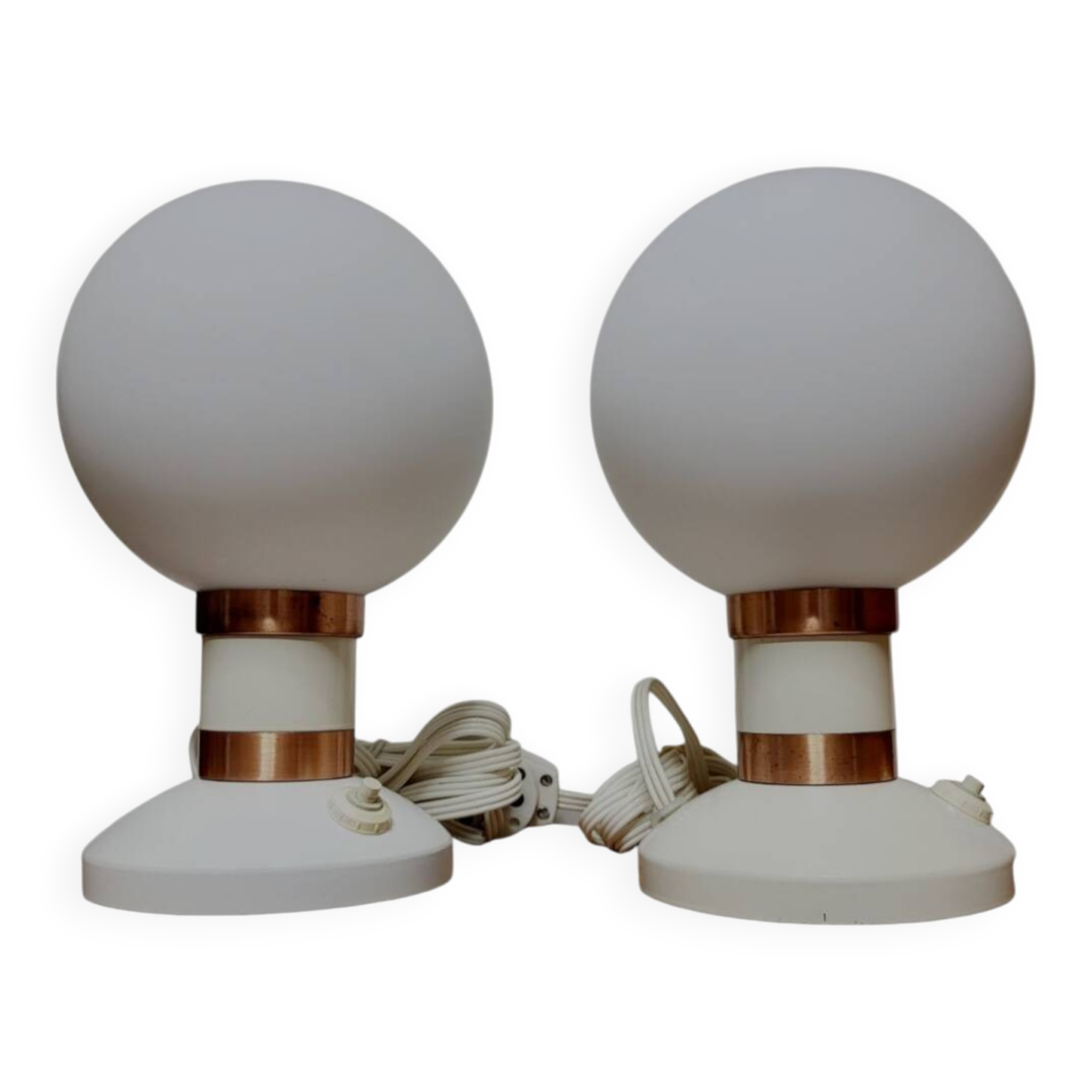 Ensemble tafellampen vintage Drukov, Tsjechoslowakije 1970