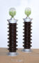 Lot de deux lampes design vintage industriel