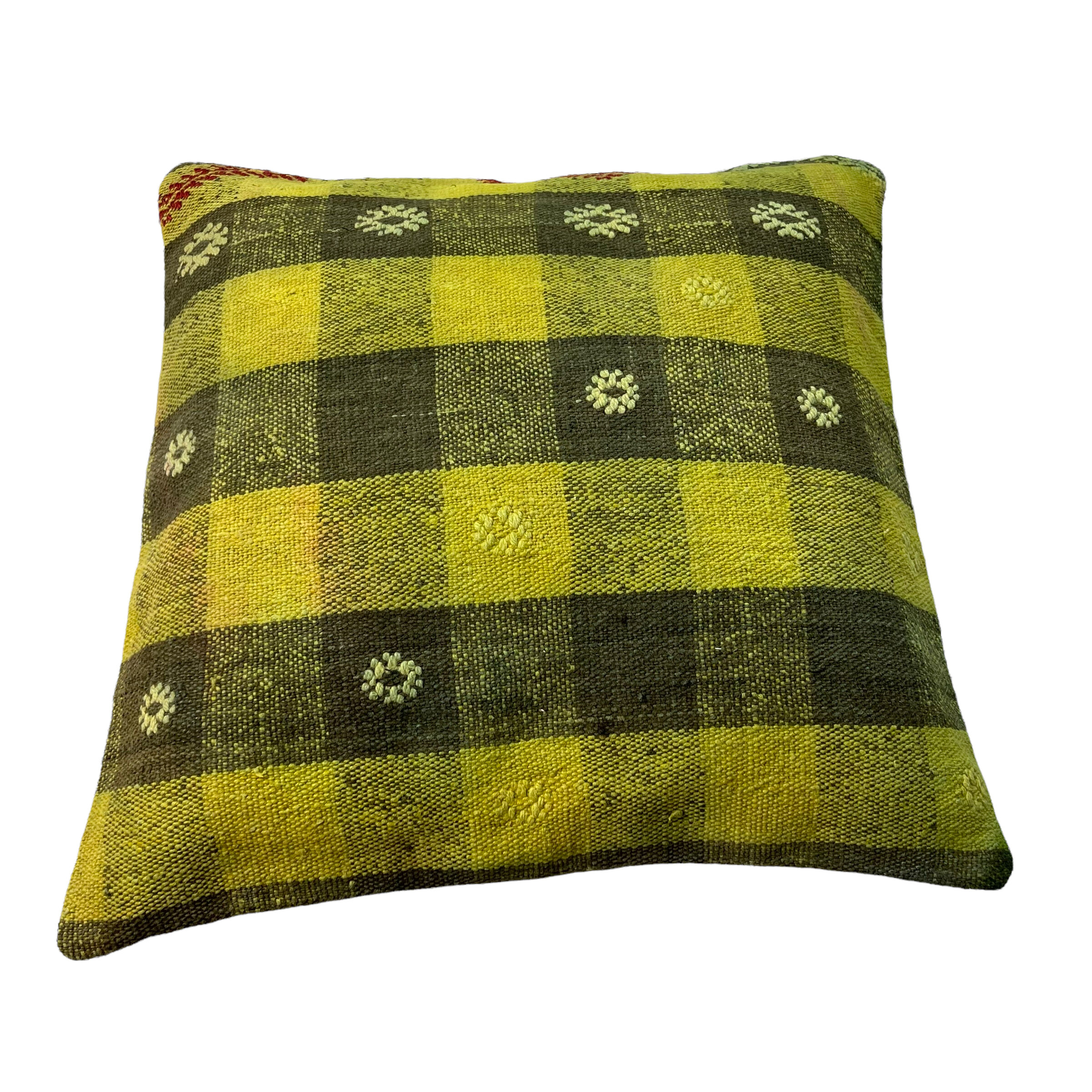 Vintage turkish kilim cushion cover 45x45 cm