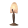 Wrought iron lamp, tulip molded glass pressed, unsigned 1930 a 40