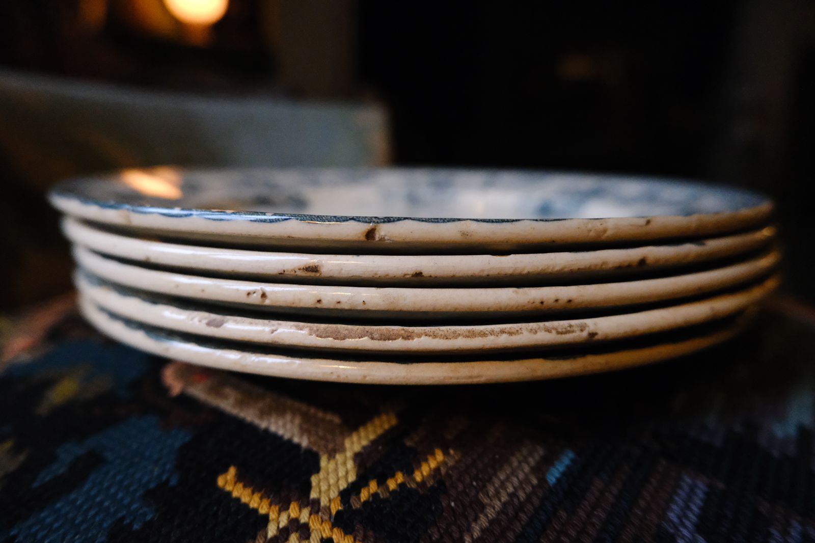 Blue iron earth plates