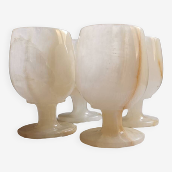 Marbled onyx stemware 15cl