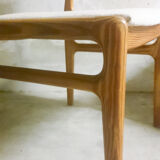 4 chairs by Johannes Andersen for Uldum Møbelfabrik, in pine, Scandinavian design, Denmark 1960's
