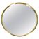 Modern brass mirror from the mid-century by Glasmäster in Markaryd, Sweden, 1960s.