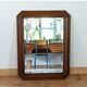Miroir octogonal en bois.