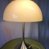 LUM vintage chrome mushroom design lamp