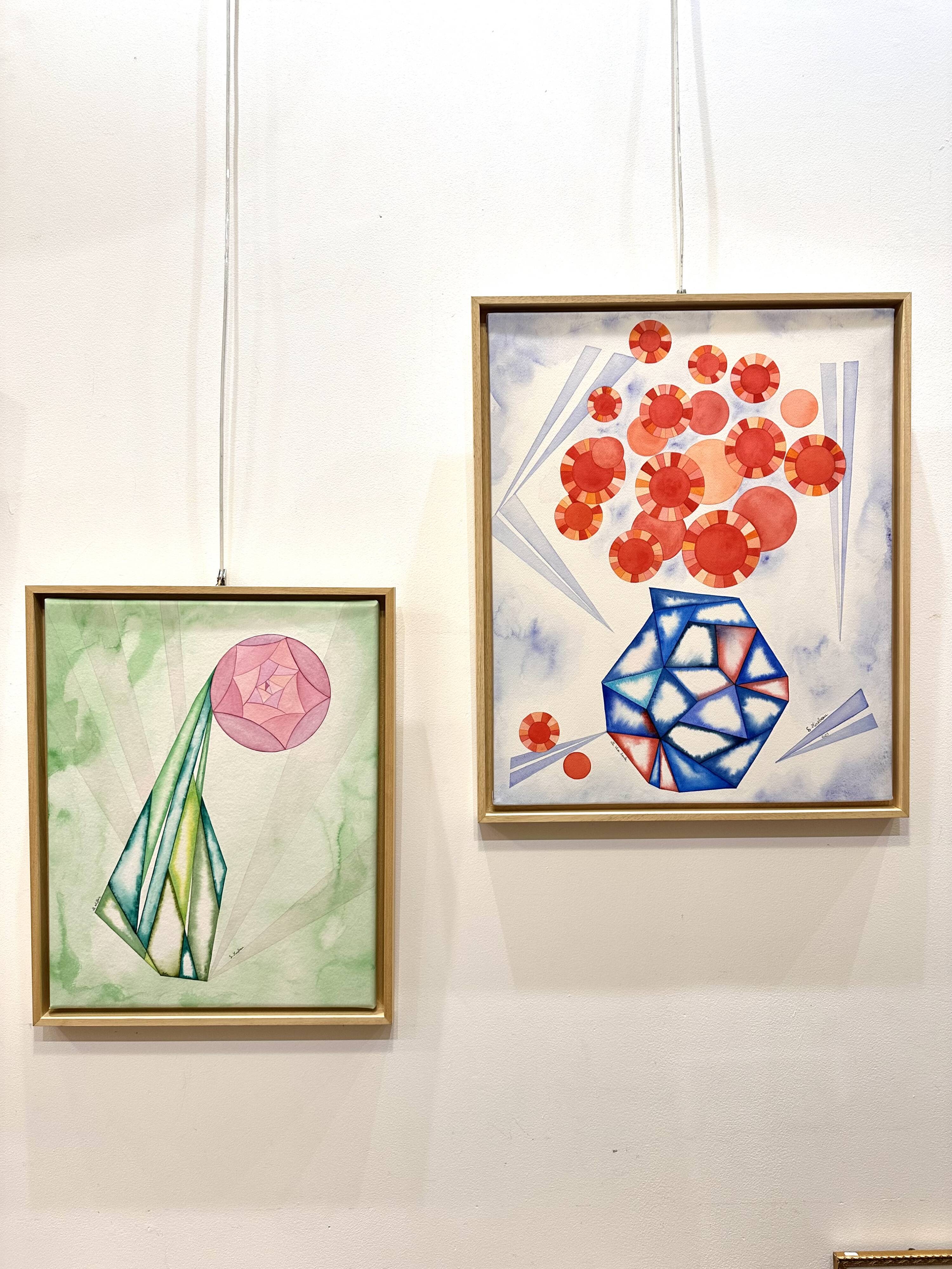 Still life pink flower