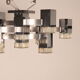 Ceiling light model 'Cubic' with 13 light units by Sciolari - Italy - 1970's