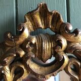 Miroir rocaille bois doré, XIXeme
