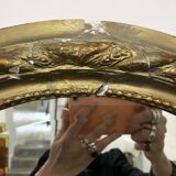 Miroir ovale Napoleon III