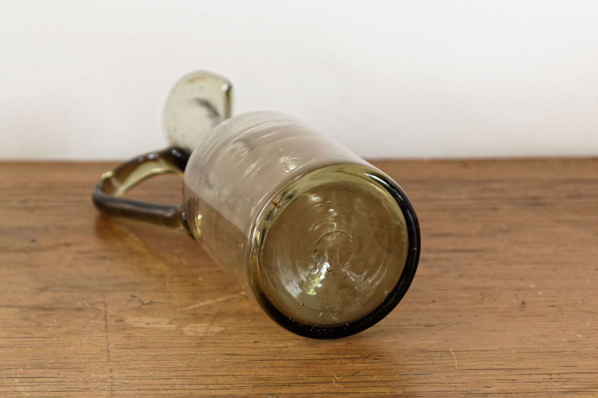 Blown glass ewer