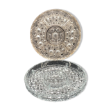 Round compartmentalized dishes