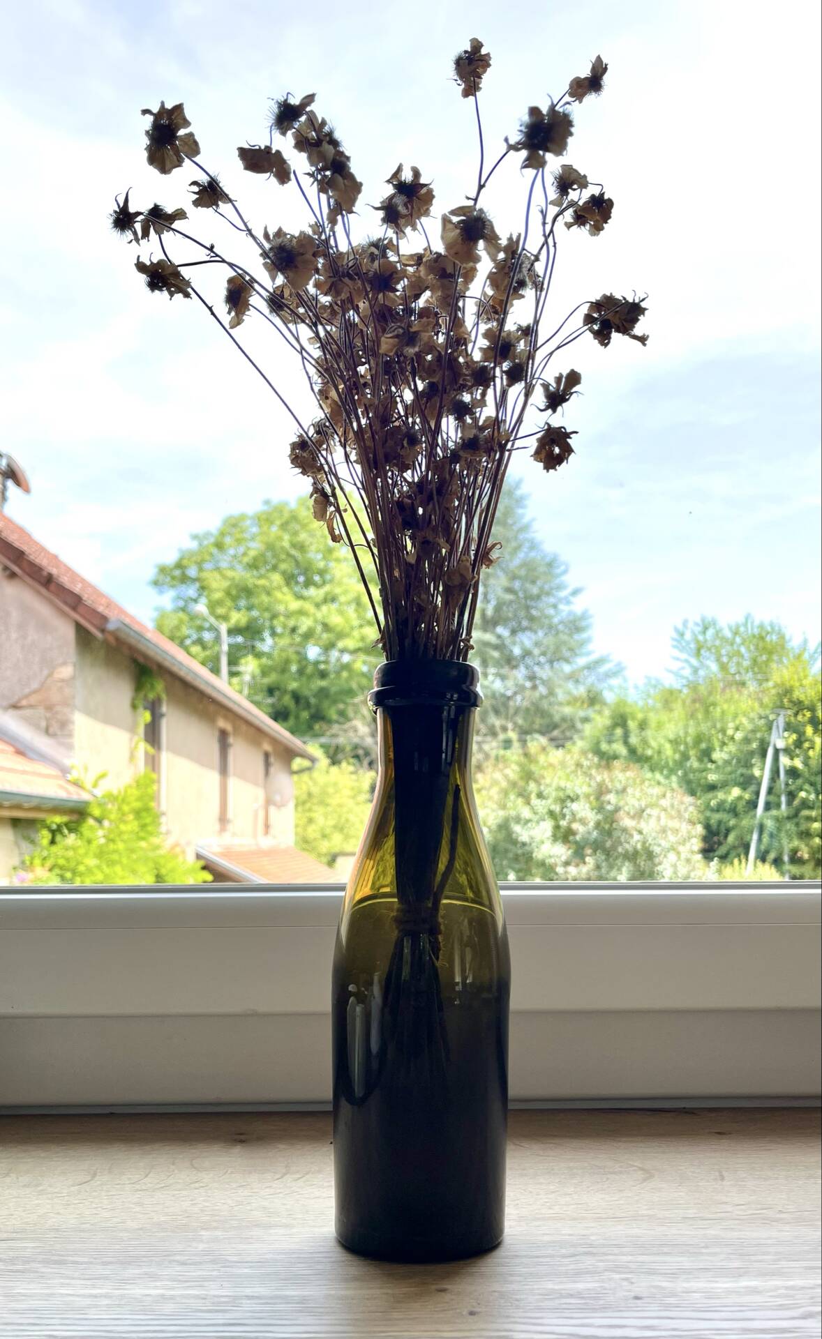 Antique bottle vase
