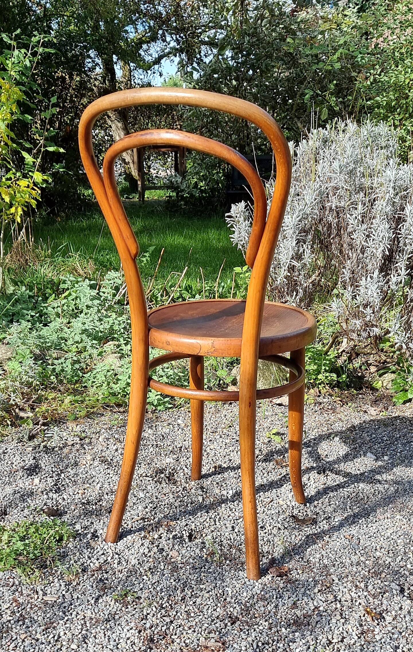 Bistro chair n°14 Horgen-Glarus Switzerland 1900 ca art nouveau seat