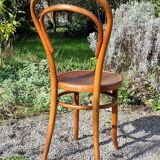 Bistro chair n°14 Horgen-Glarus Switzerland 1900 ca art nouveau seat