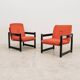 Pair of Armchairs Schirolli Mod. Pierrot Design 80s Modernariato