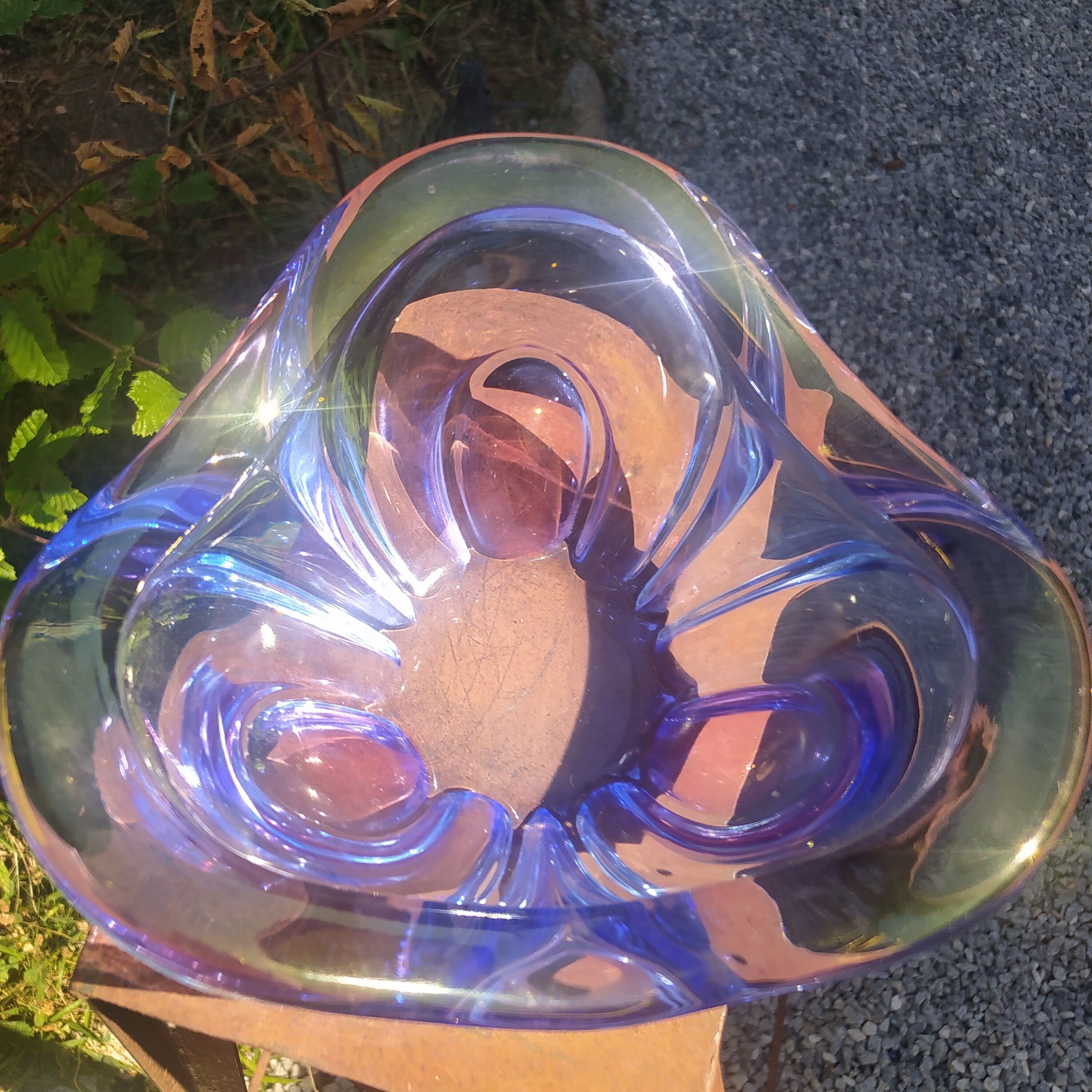 Glass bowl from the 1960s/70s