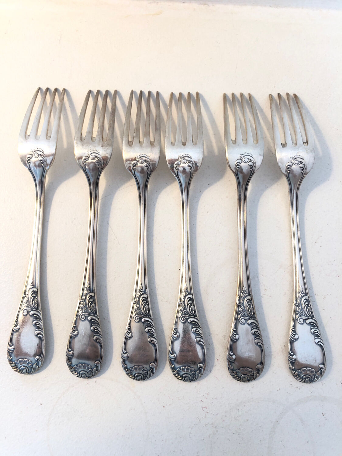 6 forks Saint Medard, 1900