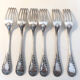 6 forks Saint Medard, 1900