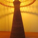 1960 Wicker Lamp