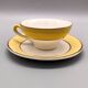 9-cup coffee set, textured yellow Moulin des Loups milk jug