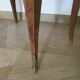 Pair of 2 Louis XV bedside tables - marquetry - 2 drawers - pink marble