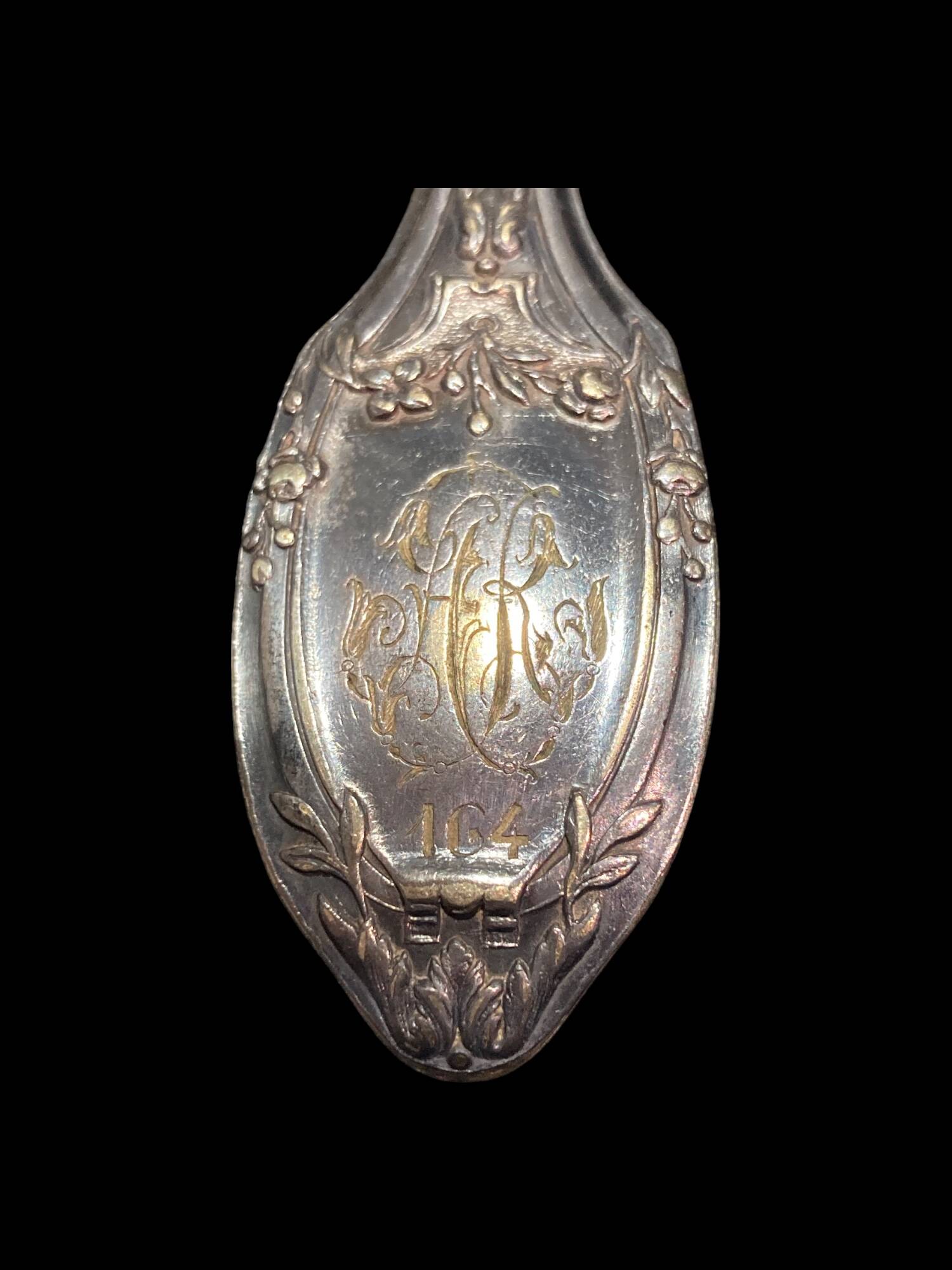 Fork and soup spoon in silver metal in their box from the brand "CERAVER OSTEAL"