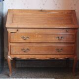 Small oak desk in Louis XV style