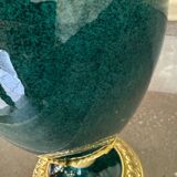 Porcelain and bronze vase