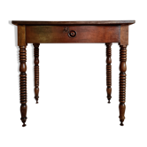 Table ancienne en bois pieds tournés