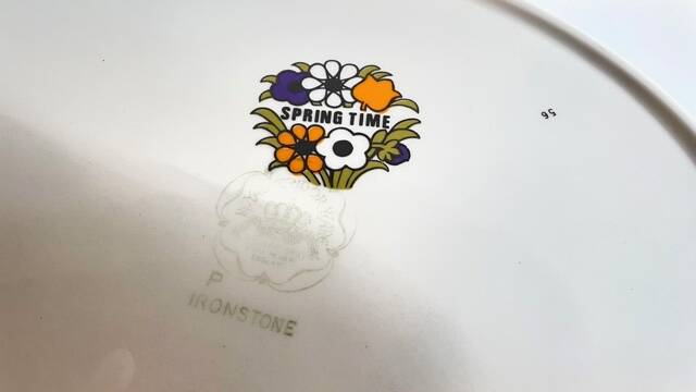 English porcelain dishes