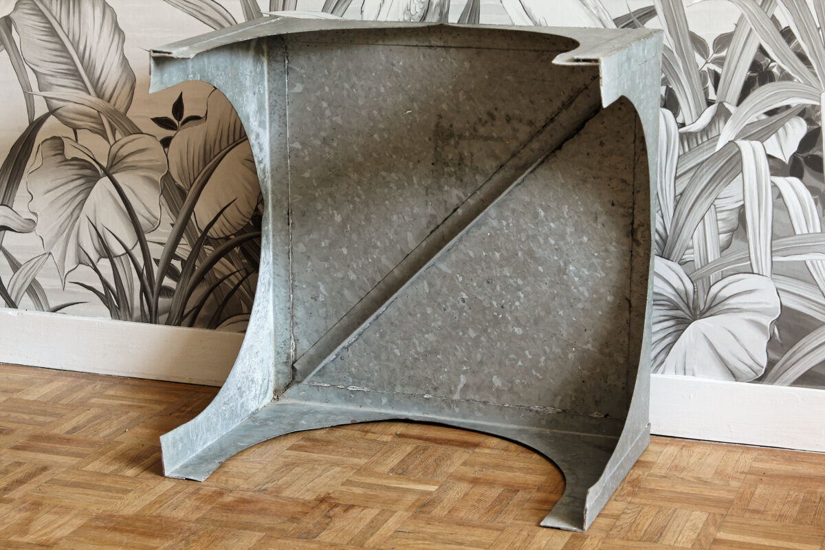 Sheet metal coffee table