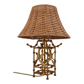 Japanese lamp imitation bamboo, circa 1970