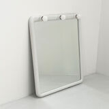White bulb mirror by carrara & matta, 1970