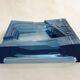 Kent ice floe glass ashtray