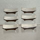 Silver ceramic knife rest