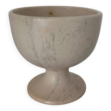 Stone footed bowl