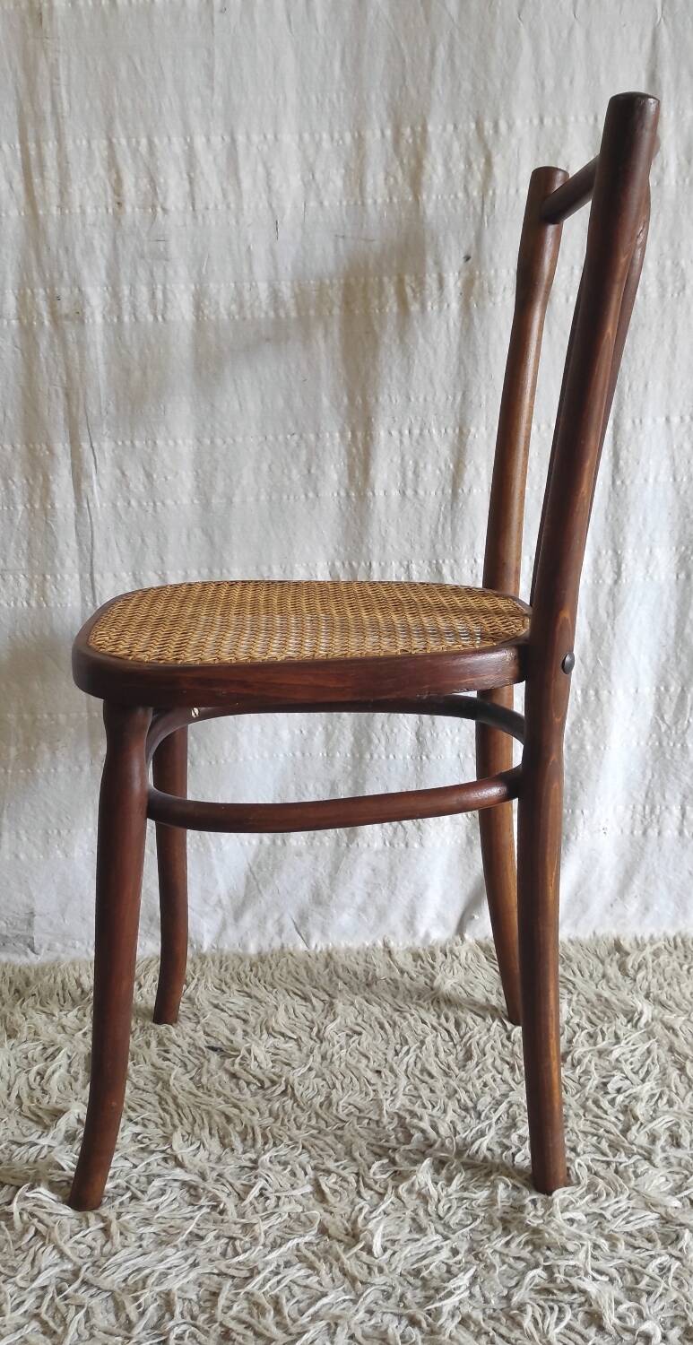 Bentwood and cane chair - early 20th century