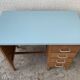 Vintage desk compass feet 1950 and its Baumann chair