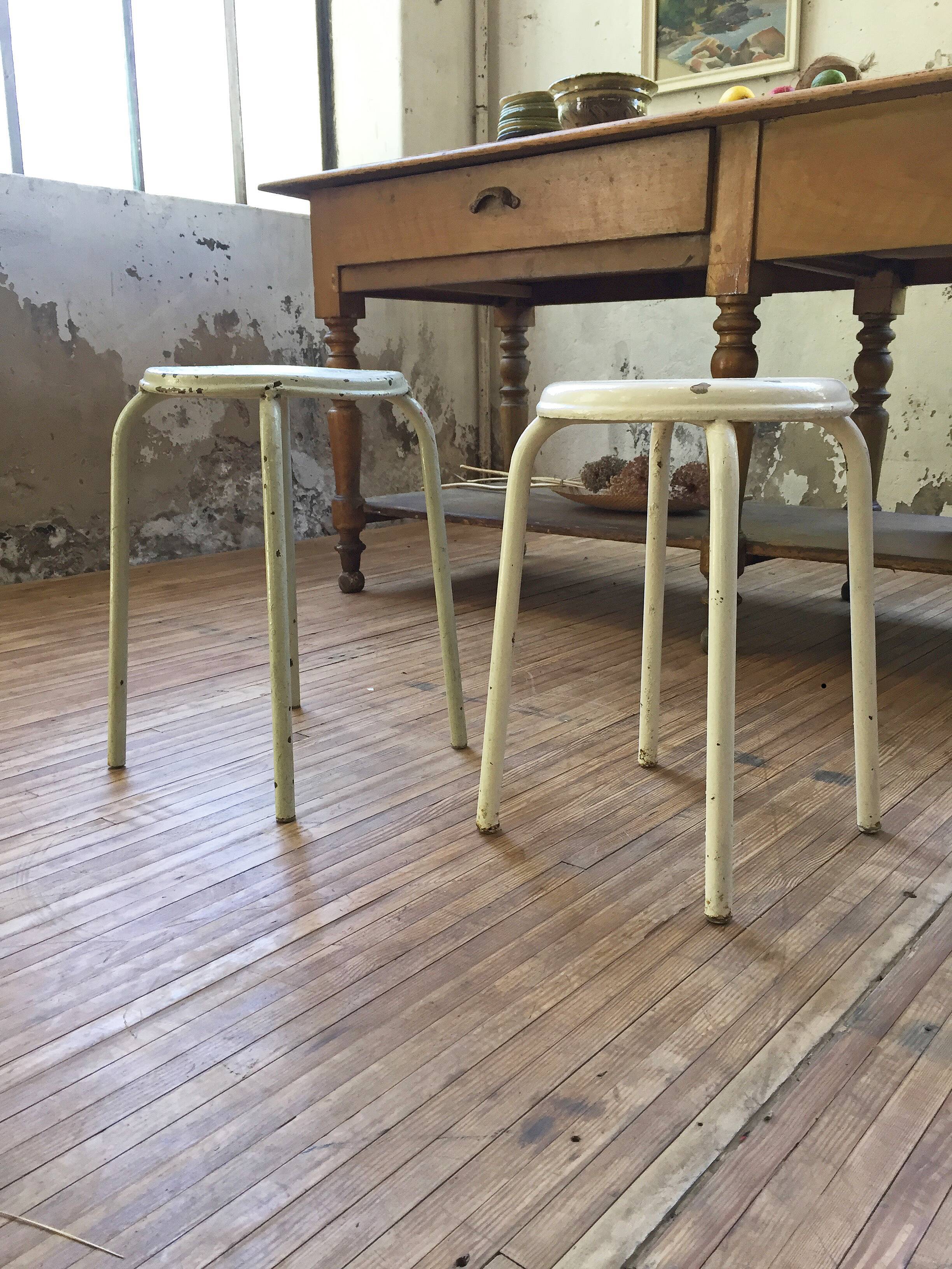 Duo workshop metal stools