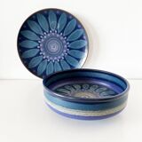 German ceramic dishes KMK viola 1960s