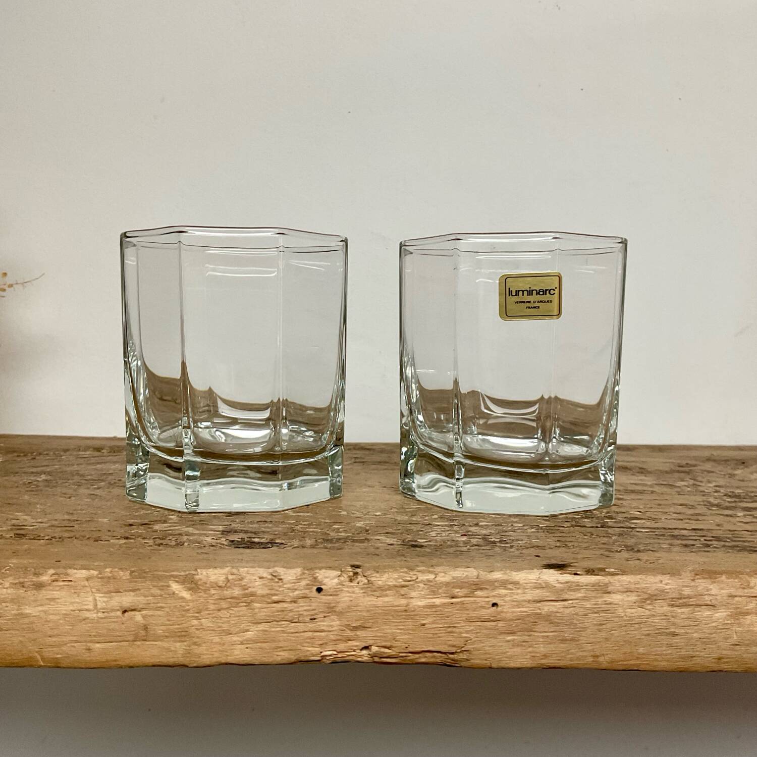 6 vintage LUMINARC “Octime” glasses