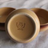 Set of earthenware ramekins from St Amand France