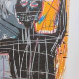 Jean-Michel Basquiat. Numbered color screenprint. 1990s.