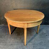 Former Louis XVI-style half moon table 19th century