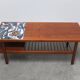 Walnut coffee table with ceramic tile by Jos De Mey for Van Den Berghe-Pauvers, 1960s